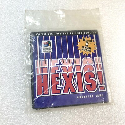 Hexis Computer Game, Mega Mouse Software, Floppy Disc, IBM & Windows, Vintage