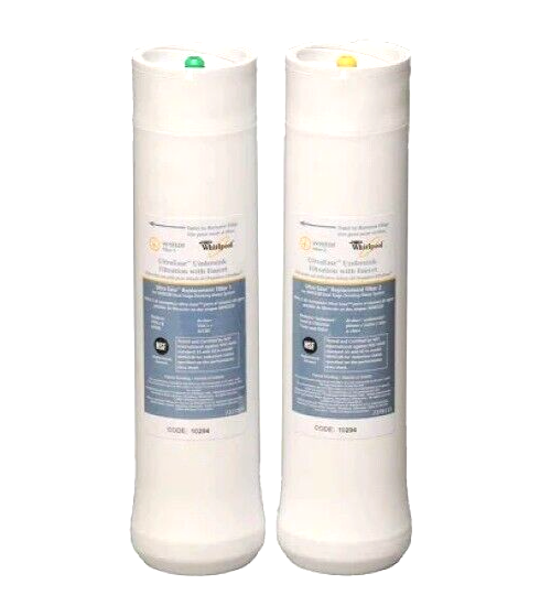 WHEEDF Whirlpool UltraEase Dual Stage Water Filter Pack for WHADUS5