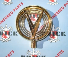 1955 Buick Roadmaster Gold Color Hood Ornament. OEM #1167952