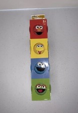 Sesame Street Modeling Play Dough 4-Pack of 4oz Cans Assorted Colors and ...