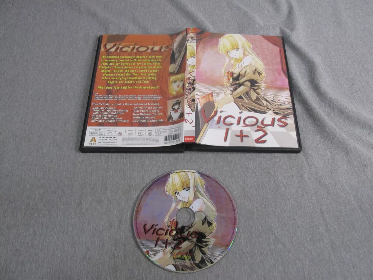 VICIOUS 1 & 2 CLUB ANIME DVD