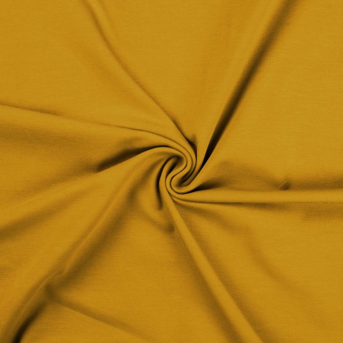 Cotton Jersey Spandex Stretch Dress Fabric Material - CURRY