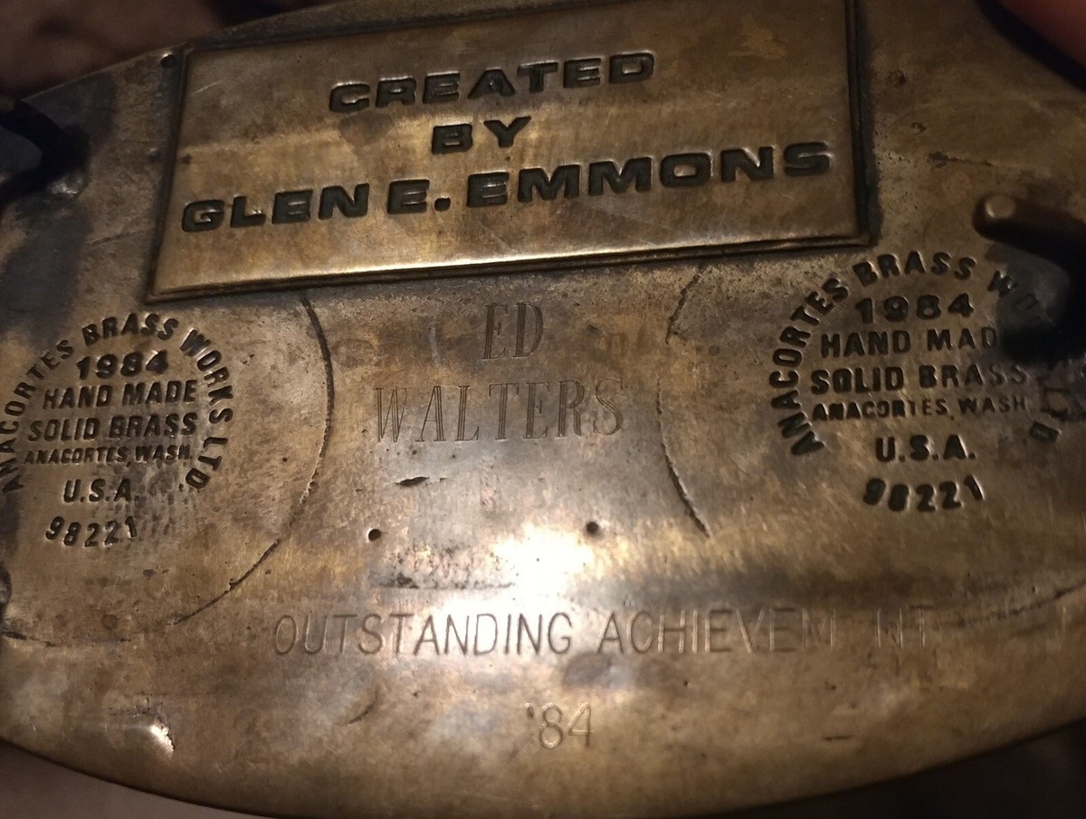 IEBGC 1984 Big Horn Show Spokane WA Belt Buckle View 3