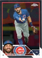 2023 Topps Chrome #144 Dansby Swanson Chicago Cubs