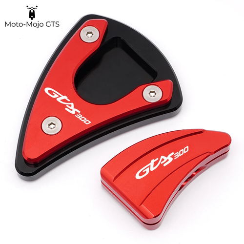 Placa de pie y almohadilla con soporte lateral Vespa GTS GTV GT 125 150 250 300 - Imagen 9 de 14