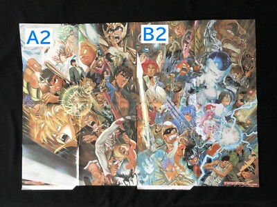 JUMP4作品 まとめ売り Shonen Jump 2008 No. 34 40th Anniversary Issue All-Star Big Poster