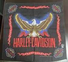 VINTAGE HARLEY DAVIDSON AMERICAN EAGLE BANDANA FROM THE 80s