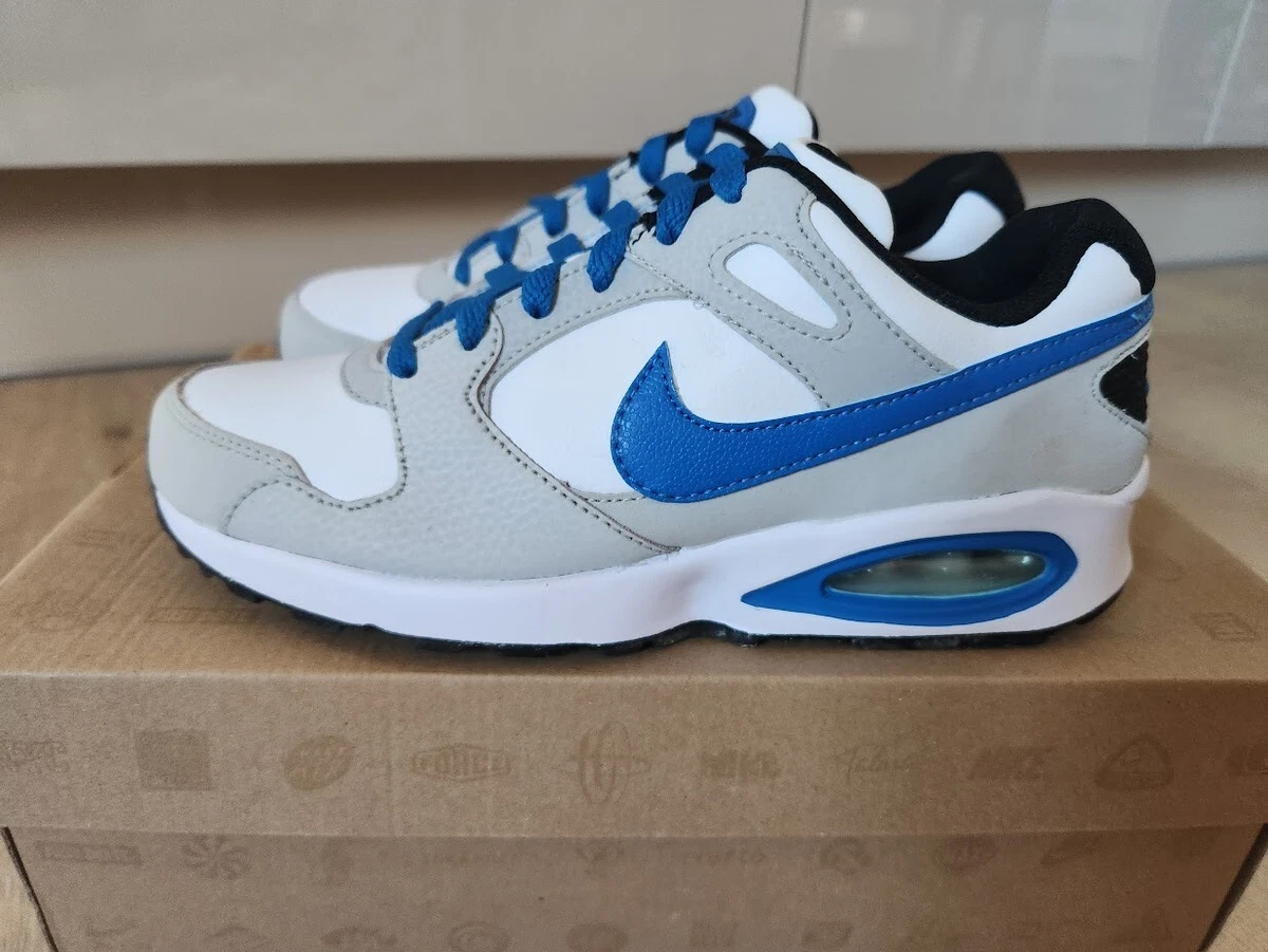 Nike Air Max Coliseum RCR Leather White Grey Blue Trainers Shoes UK 4.5