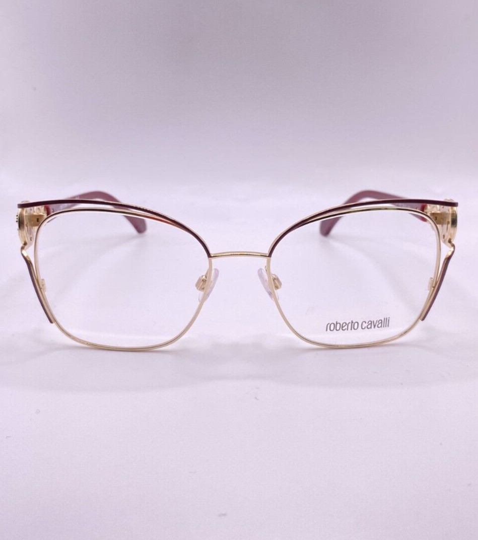 Roberto Cavalli Laterina 5059 B32 Бордовый Золотой Оптический КОШАЧИЙ ГЛАЗ 53-17-135 38690₽