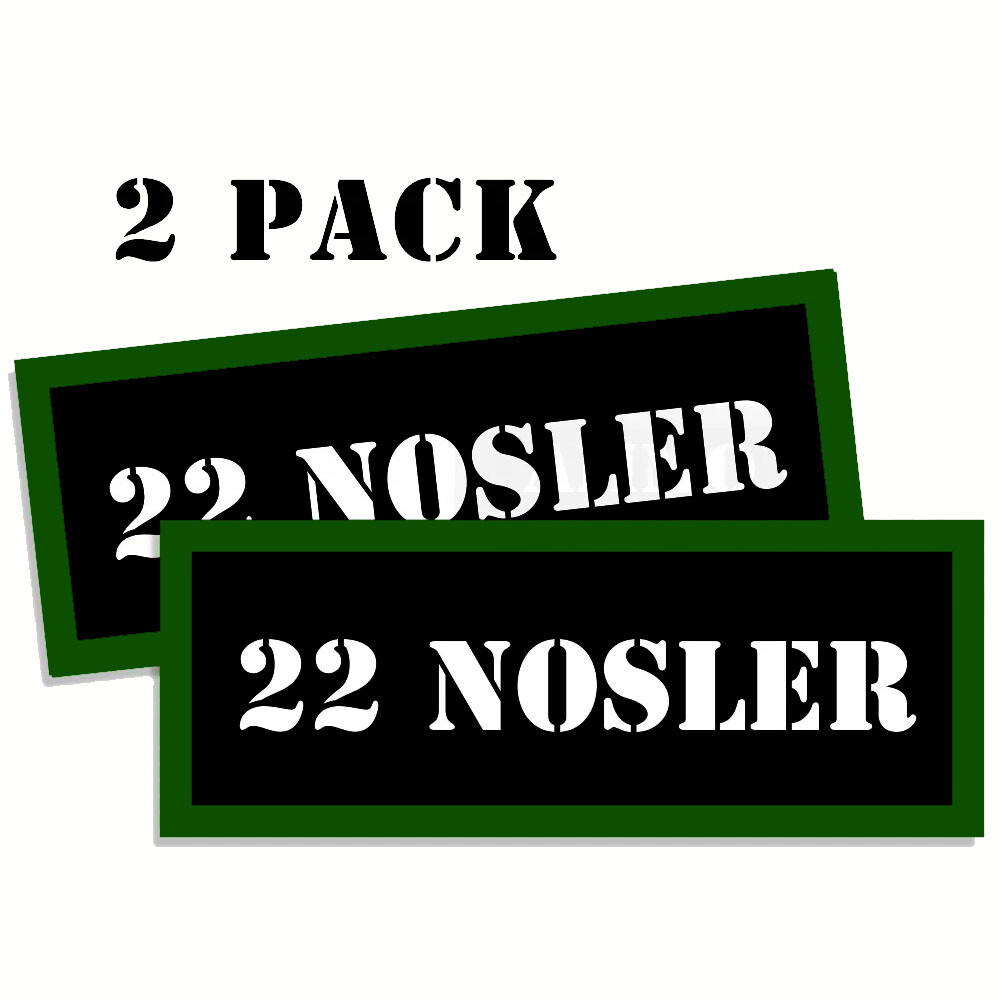 22 MAG Ammo Can 2x Labels for Ammunition Case 3 x 1.15 stickers