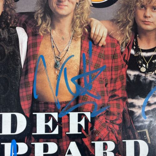 Def Leppard signed handsigniert 1992 Rolling Stone Magazin - Bild 3 von 6
