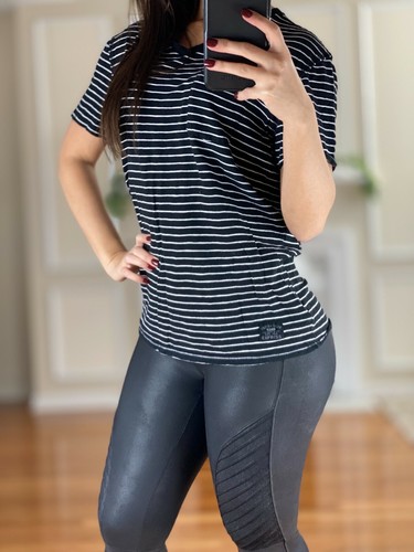 Express Slub V-Neck Tee Short Sleeve 