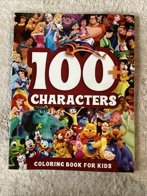 100 Characters Coloring Books 35A B1