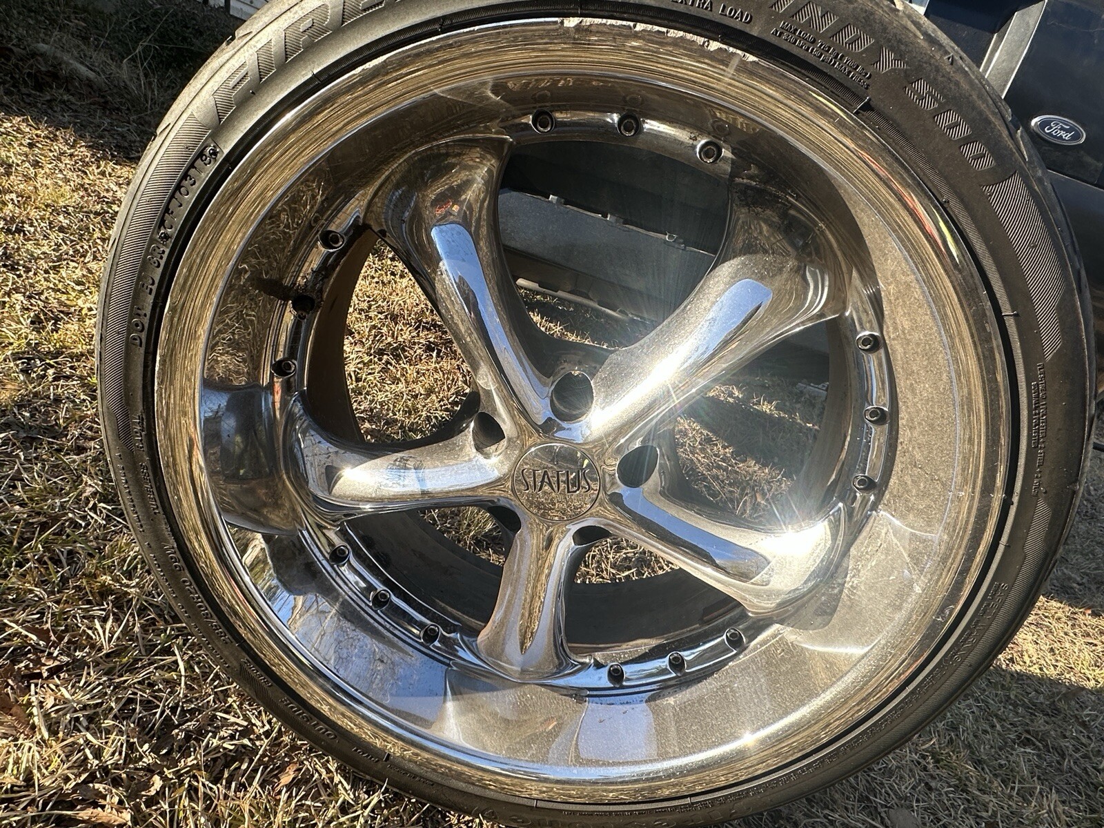 rims and tires set of 4 Offset Low Profiles. The Lug pattern is 5 x114 ...