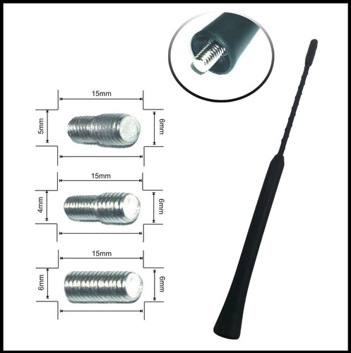 Car Radio / Stereo Flexible Antenna Excellent Reception Am/Fm Stations Universal - Picture 2 of 2