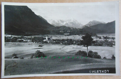 Ohlstadt Garmisch alte Fotokarte an Pfarrer Kaplan Voit nach Teisendorf 1931