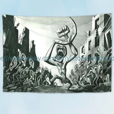 wall art communist propaganda artist Boris Artzybasheff tapestry cloth poster