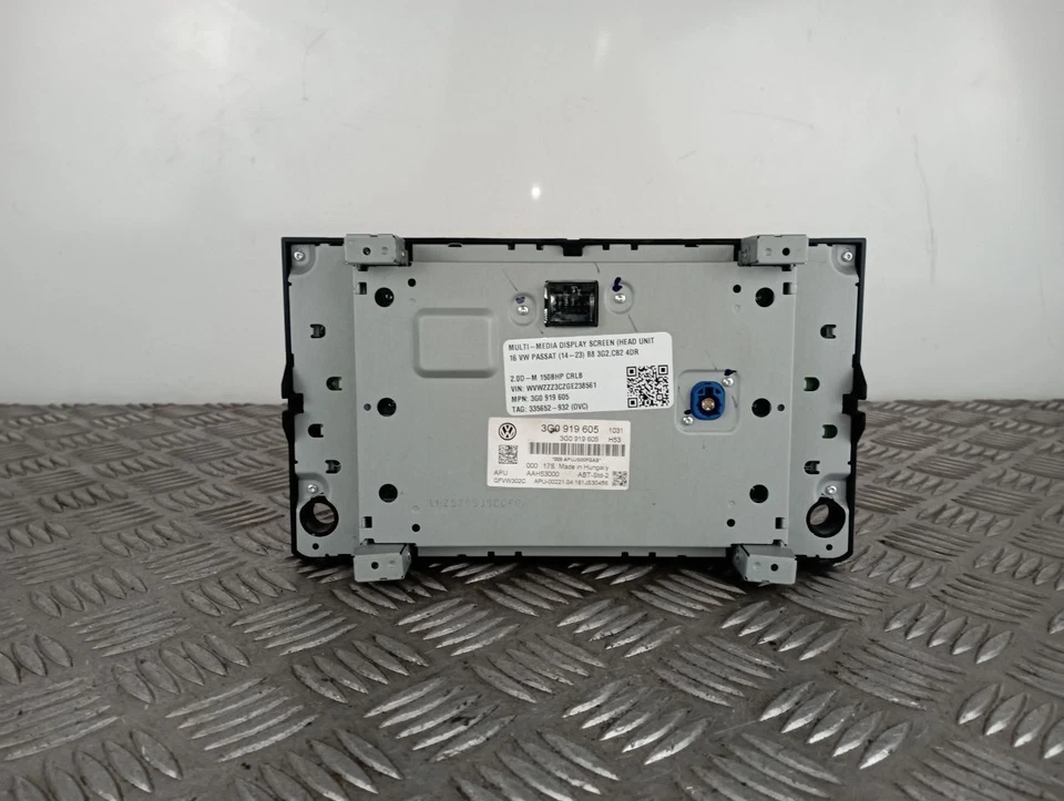 VOLKSWAGEN PASSAT B8 14-23 MULTIMEDIA DISPLAY BILDSCHIRM (HEAD UNIT) 3G0 919 605 - Bild 2 von 4