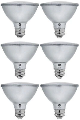 GE LIGHTING (6 bulbs) GE classic LED PAR30 Shortneck, 75 W Equivalent, Dimmable Warm White