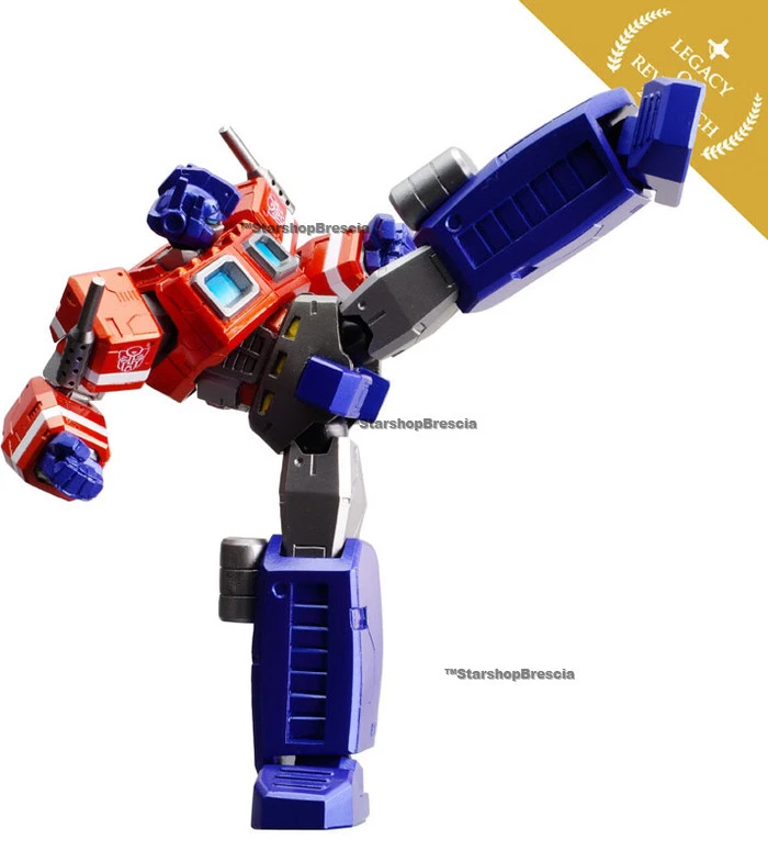 TRANSFORMERS - Legacy Revoltech N.008 Optimus Prime Action Figure Kaiyodo - Immagine 3 di 4
