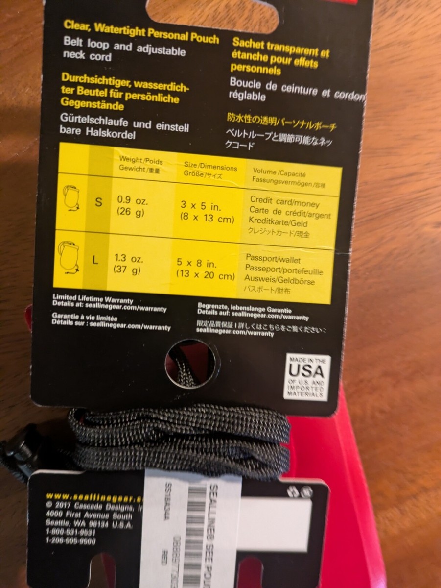 Supreme®/SealLine® See™ Pouch Large Supreme SealLine See Pouch Large Red - SS18 - US