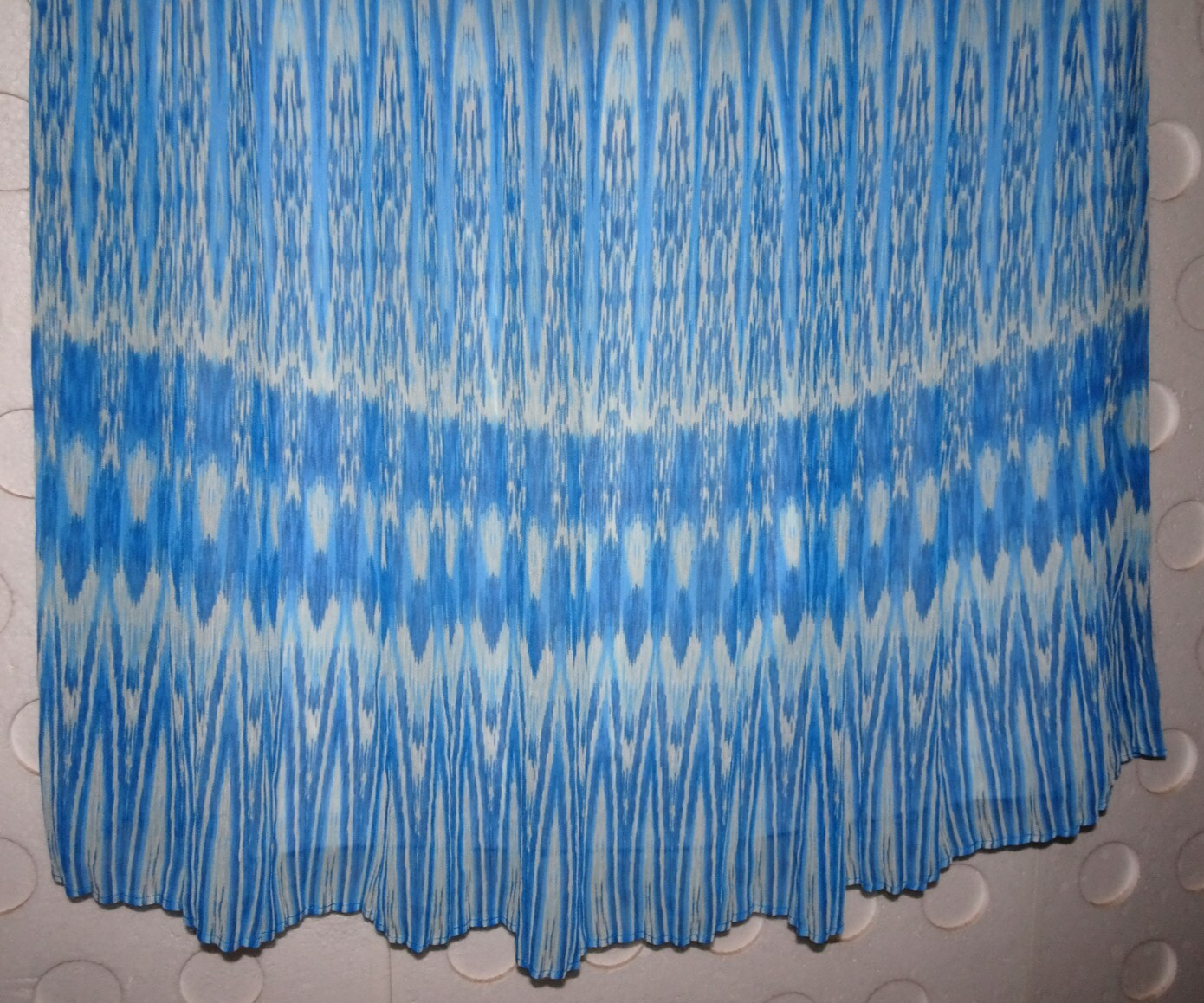 RUBY RD Pleated Chiffon Geometric Maxi Skirt Elas… - image 8