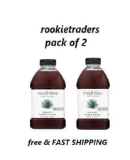 Madhava Organic Amber Agave, 100% Blue Agave Sweetener Sugar Substitute, 46 oz B