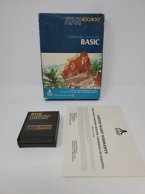 Basic Computing Language Atari 400/800 Complete With Box CIB