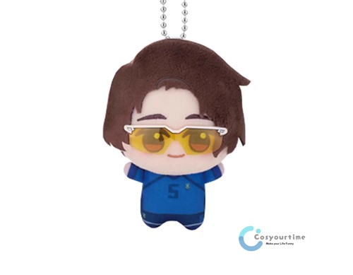 Blue Lock Isagi Yoichi Bachira Meguru Chigiri Hyoma Peluche Bambola Giocattolo Cos Portachiavi - Foto 12 di 26