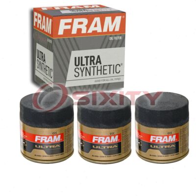 3 pc FRAM Ultra XG4967 Engine Oil Filters for CF413 BF413 B53170 AF63 A478C ia