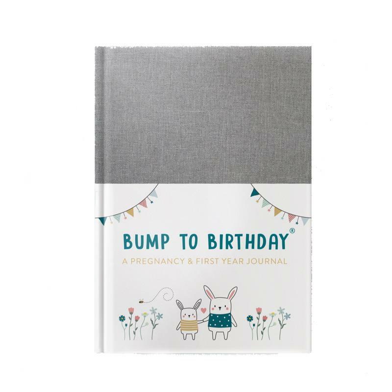 Journals of a Lifetime Bump to Birthday Pregnancy Baby Shower Fabric Book Gift