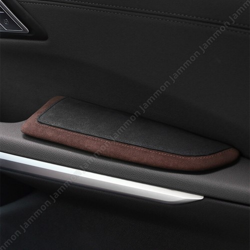 Alcantara Car Armrest Pad Door Handle Mat Trim For BMW F30 F32 G20 F10 G11 X3 X4 - Picture 7 of 16