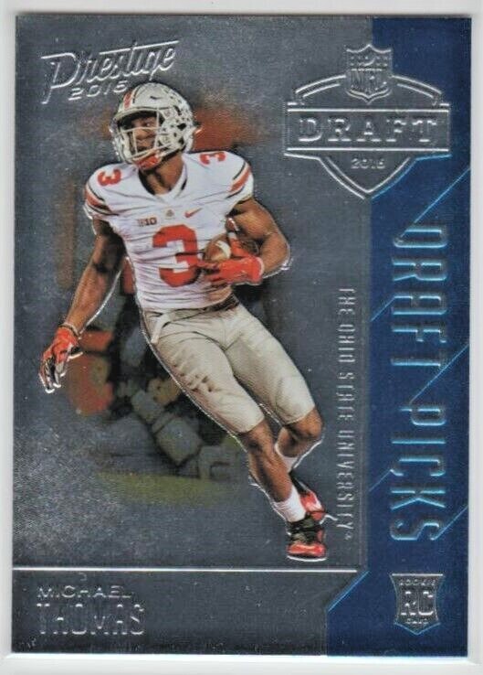 2016 PANINI PRESTIGE DRAFT PICKS #12 MICHAEL THOMAS RC OHIO STATE BUCKEYES