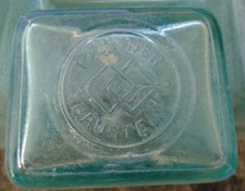 alte Glas Bausteine Glasbausteine Pfanner Halle 30er Jahre Baustein Loft chic !