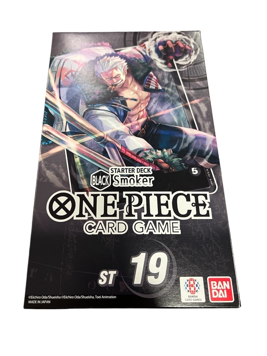 ONE PIECE TCG: Smoker (Black) STARTER DECK (ST-19) English New Sealed | eBay ONE PIECE TCG: Smoker (Black) STARTER DECK (ST-19) English New Sealed | eBay