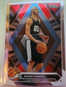 2023-24 Panini Prizm Draft Picks National Pride Manu Ginobili San Antonio Spurs