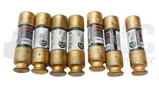 LOT OF 7 NEW BUSSMANN FRN-R-20 TIME DELAY FUSE 20A 250VAC