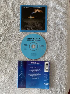 Thin Lizzy -  Thunder and Lightning  CD - 2002 Wounded Bird Remaster Edition