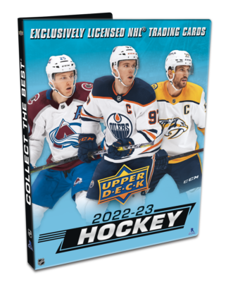 2022-23 Upper Deck Series 1 Starter Kit Sealed Binder - 3 Backs + Bonus 2022-23 Upper Deck Series 1 Starter Kit Sealed Binder - 3 Backs + Bonus