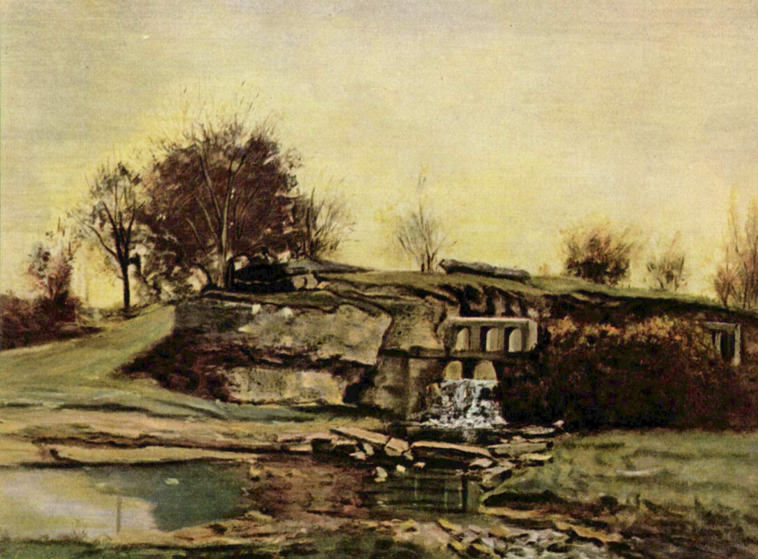 Gustave Courbet The Flood Gate at Optevoz 1854 17