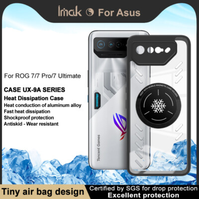 IMAK For Asus ROG Phone 7 Ultimate Luxury Heat Dissipation Bumper Case Cover