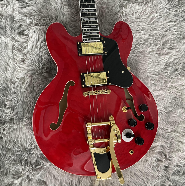 ES-335 レッド ES-335, Cherry Red Gloss | Gibson