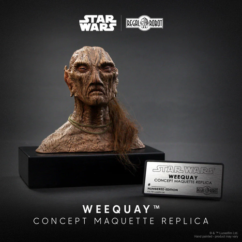 Regal Robot star Wars Return Of The Jedi Weequay Concept Maquette Réplica Neuf - Photo 4 sur 9