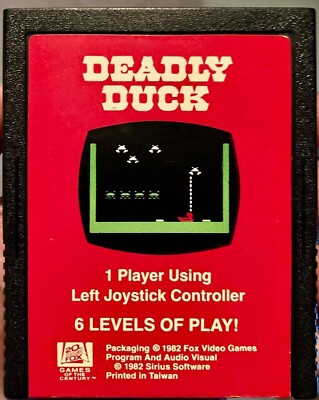 家庭用ゲームソフト DEADLY DUCK [ATARI2600] Deadly Duck - Wikipedia