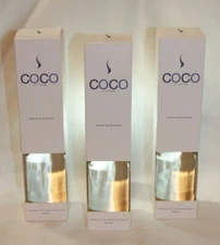 REED DIFFUSER COCO BY STONE CANDLES ACAI FRAGRANCE 4FL OZ WITH 5 REEDS (QTY-3)