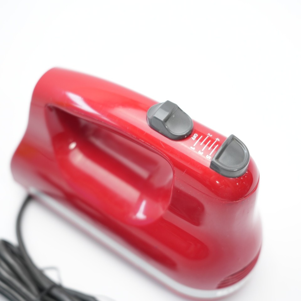 KitchenAid KHM512ER0 Ultra Power 5Speed Hand Mixer No Accessories Empire Red eBay