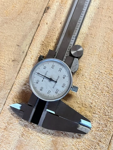 6 INCH SHOCK PROOF DIAL CALIPER  .01 inch
