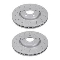 2 Bremsscheiben Gelocht BelüFtet Ø 322 Mm 32 Mm A.B.S. FüR U.A. Mb Cls
