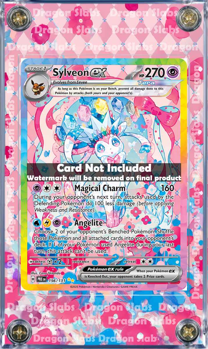 Pokemon Sylveon EX SIR 156/131 Prismatic Evolutions Custom Case | eBay
