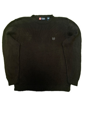 Chaps by Ralph Lauren Strickpullover   Schwarz   Größe M   Rundhals   Baumwolle